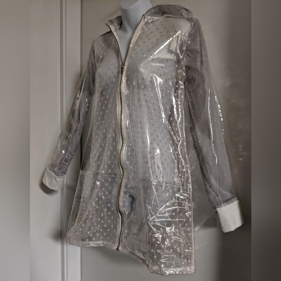 Clear Vinyl Raincoat Anorak - Picture 4 of 7